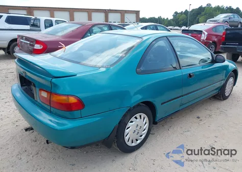 1993 Honda Civic Dx z USA, uszkodzony, nr VIN 2HGEJ2141PH507402